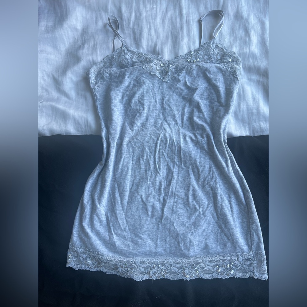 Bozzolo White Lace Fitted Camisole